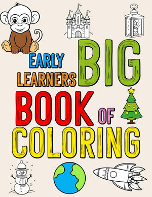 Early Learners Big Book of Coloring Paperback